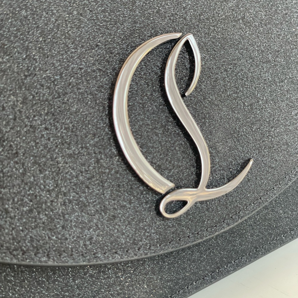 ❌SOLD❌Christian Louboutin Black Glitter Shoulder bag - Picture 5 of 13